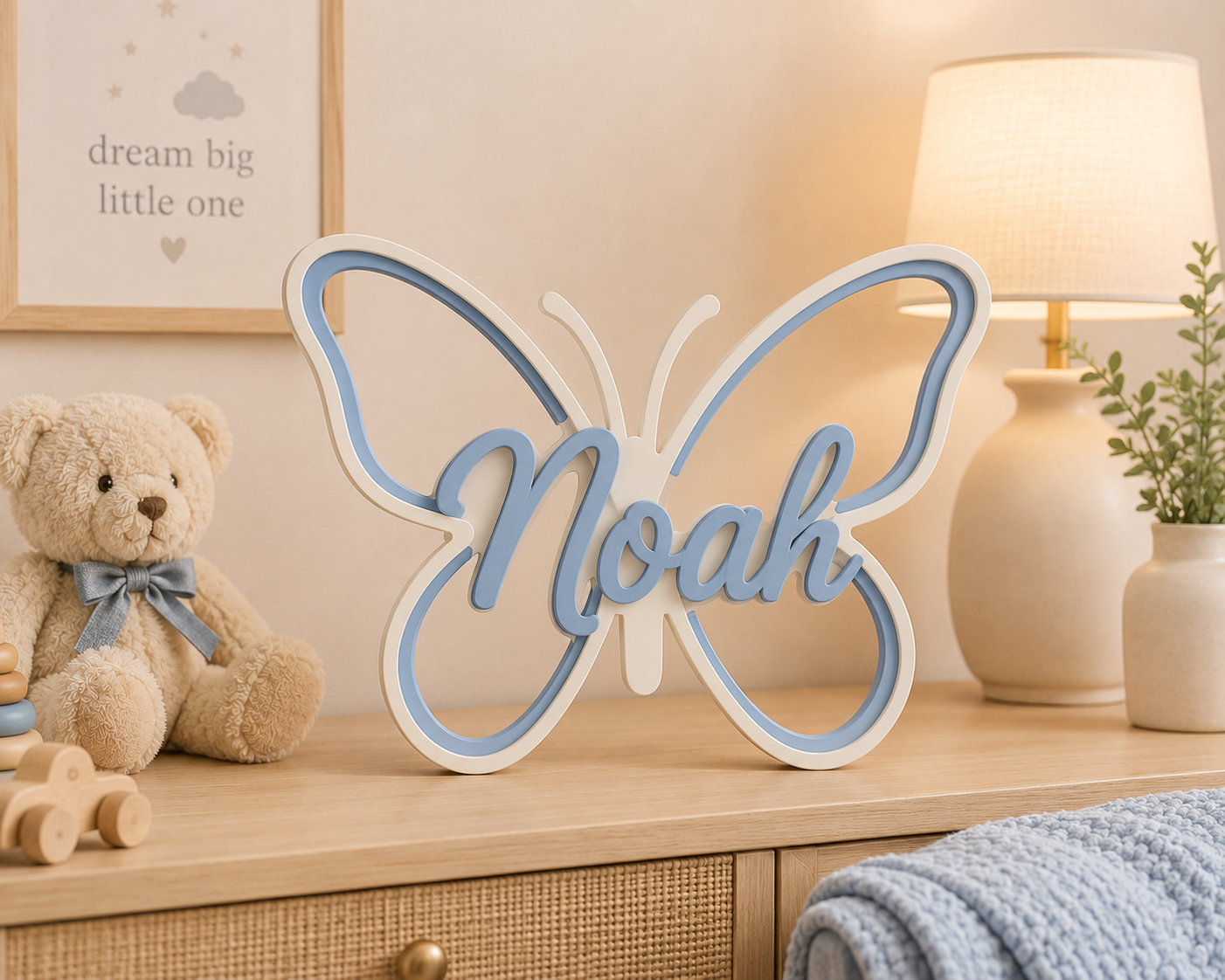 Butterfly Name Sign