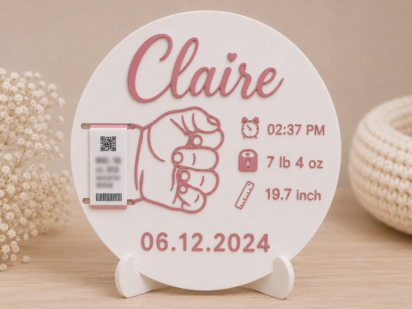 Birth Memory Plaque